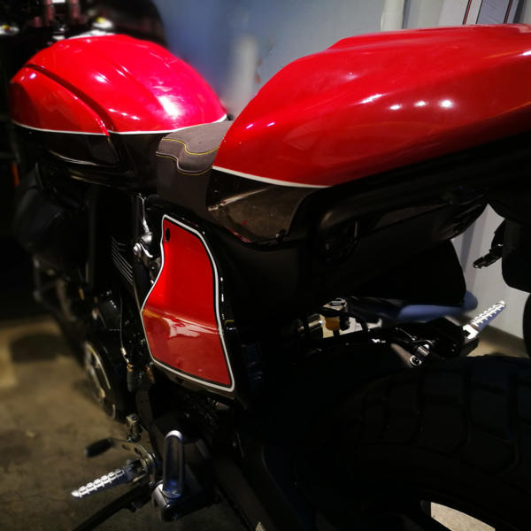 ducati scrambler pellicole per moto luxury wrap roma 00011 - Luxury Wrap