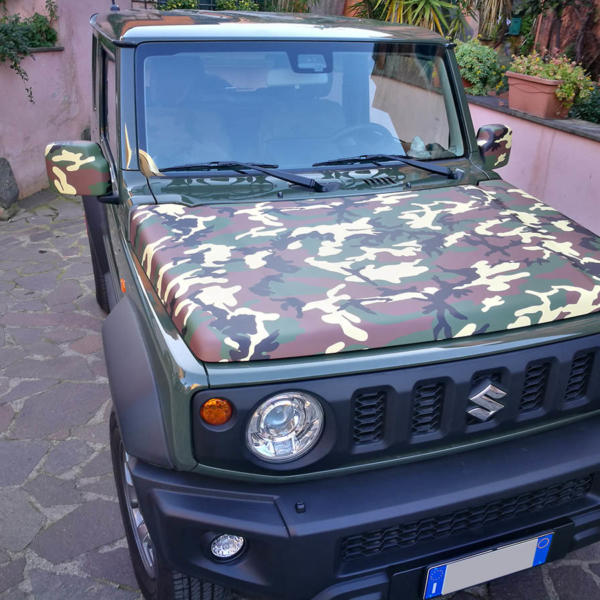 suzuky jimmy camouflage pellicole per rivestimento per auto luxury wrap roma 00010 - Luxury Wrap